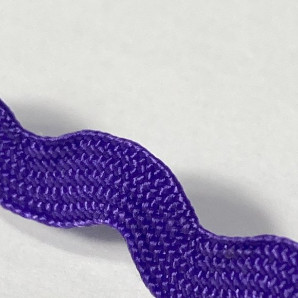 Purple Ric Rac Trim Ribbon Offray 12 Rolls Craft Scrapbook Card Making Gifts - Picture 4 of 14